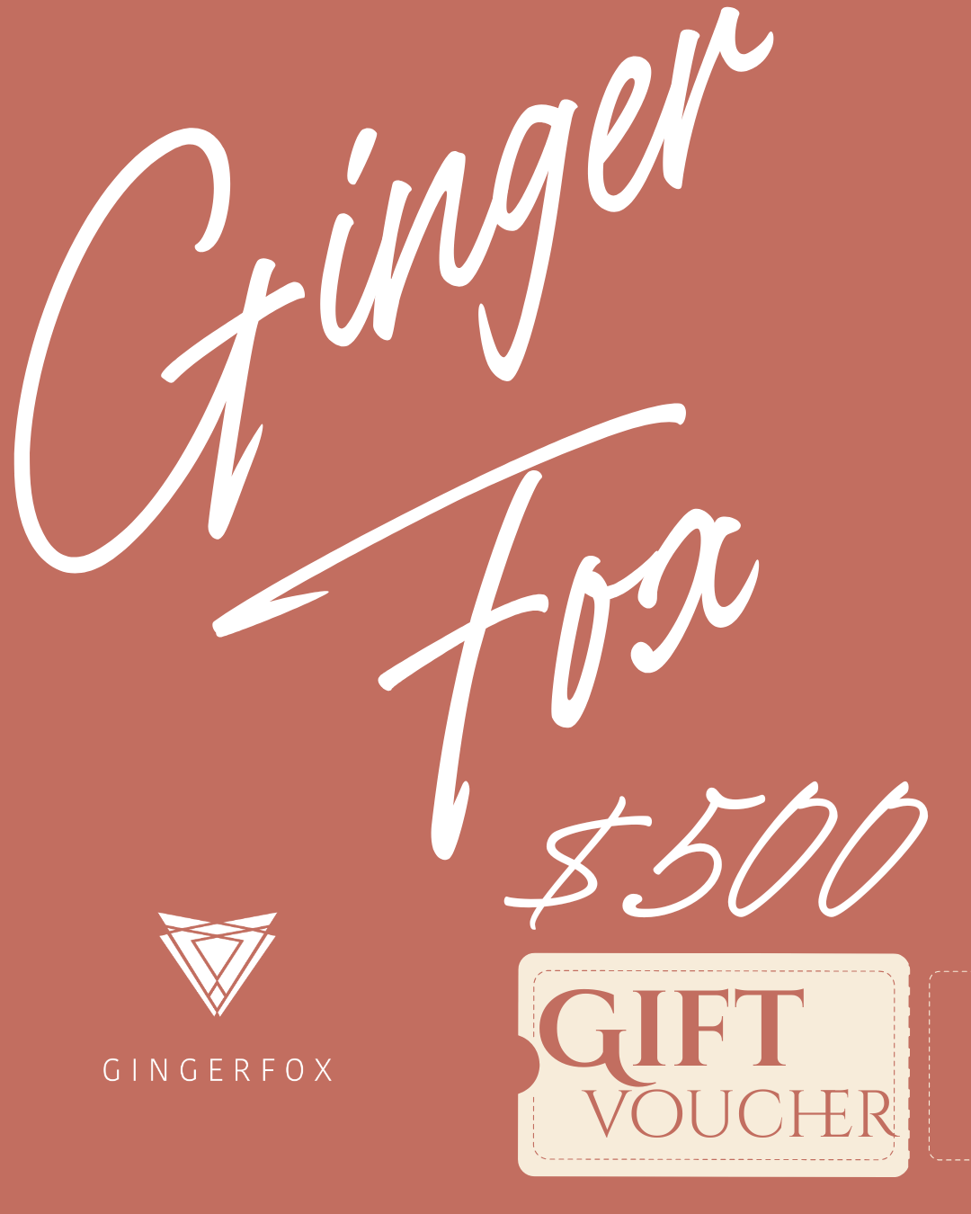 Ginger Fox Gift Card $30