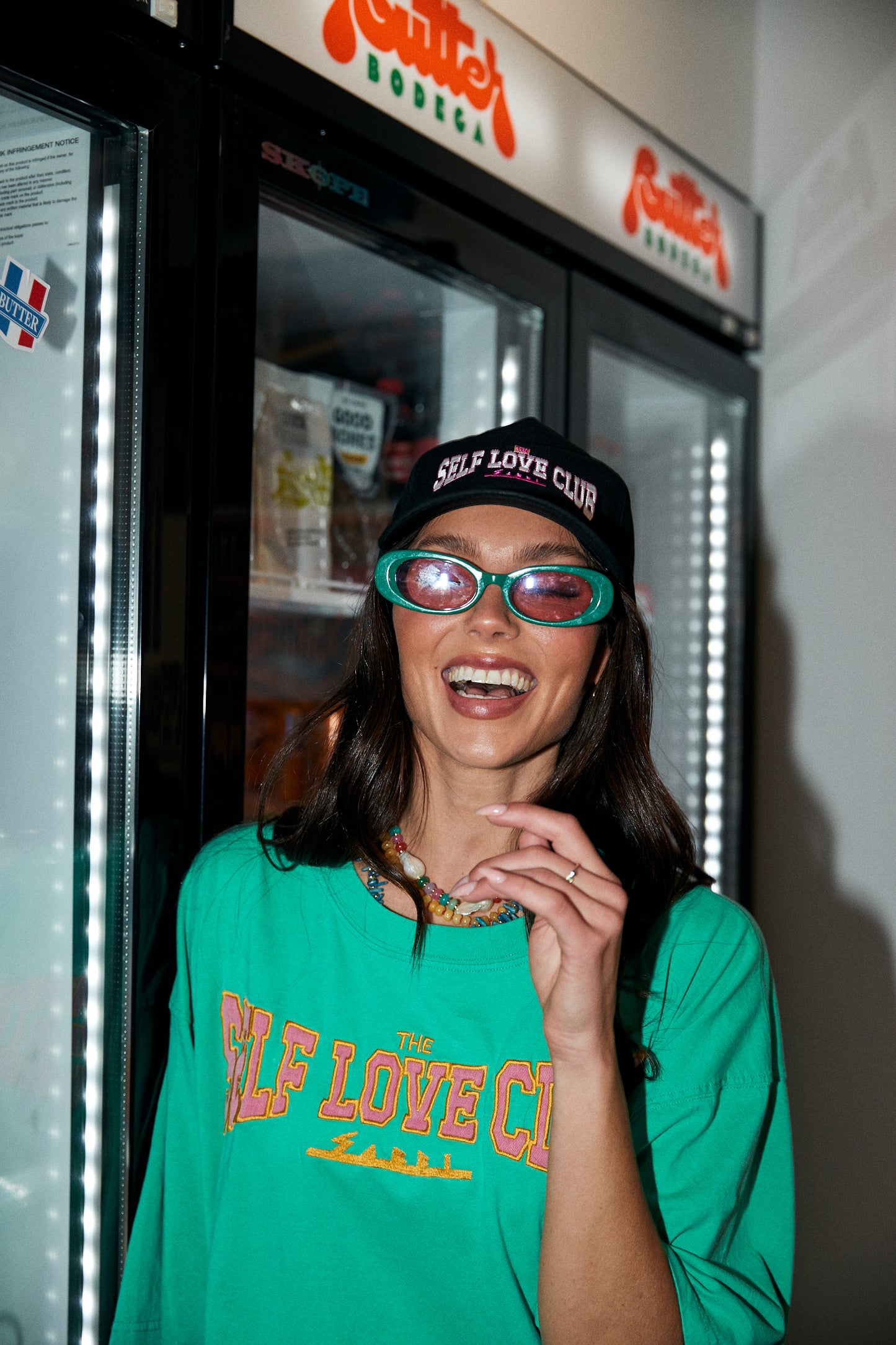 Top off your look with the ultimate dose of self-love energy. The Self Love Club Cap in Black is your go-to accessory for effortless cool and unapologetic confidence. Featuring bold embroidered “SELF LOVE CLUB” lettering in pink and white across the front, this classic curved-brim design is equal parts street style and statement piece.a
Crafted for comfort and everyday wear, it’s fully adjustable at the back for the perfect fit and includes a secret love note embroidered on the inside – “You are Magic – Lo
