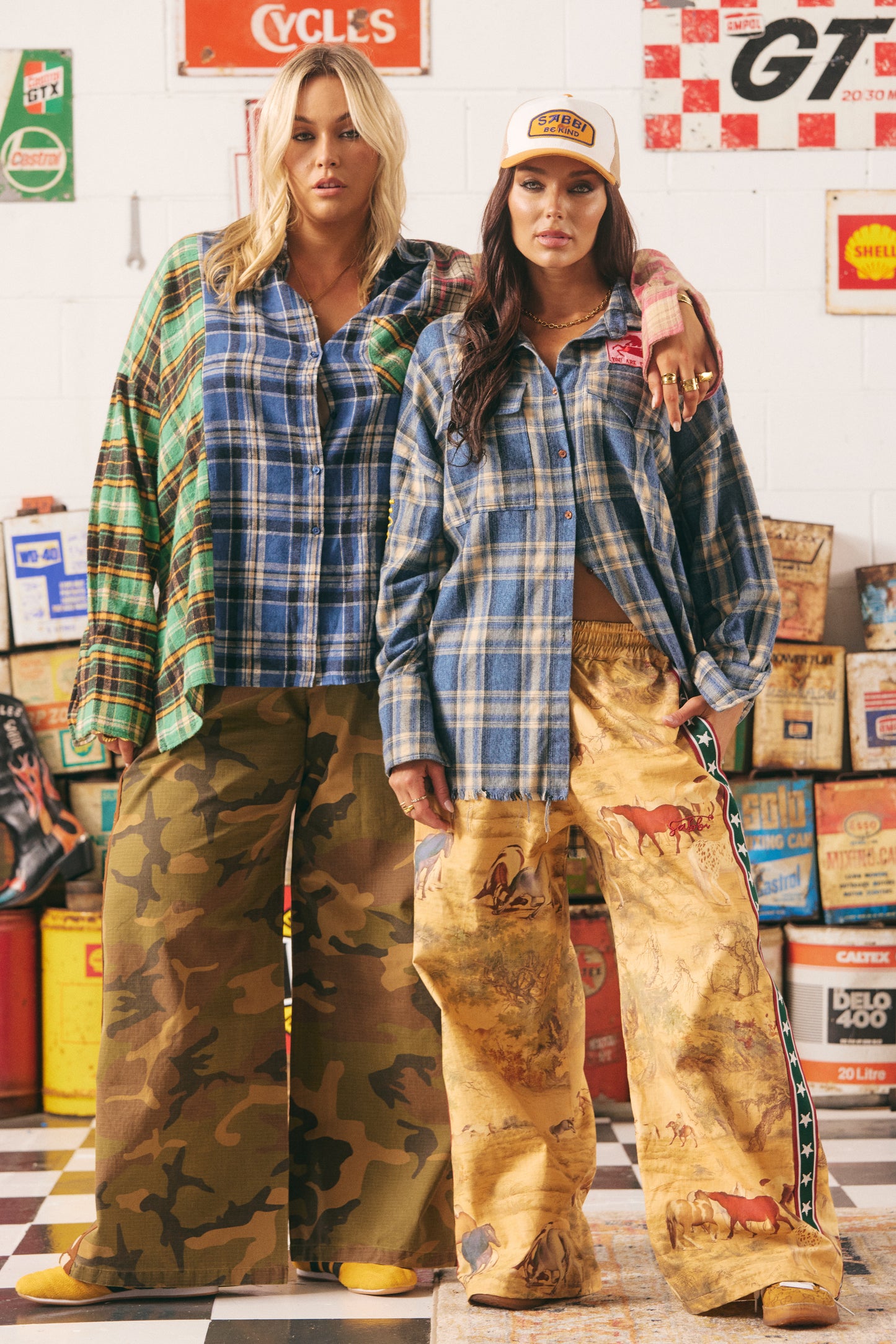 You Are Enough Flannel Shirt
A flannel with a whole lot of soul. The You Are Enough Flannel Shirt is your cozy reminder that you're perfect just the way you are. With its patchwork of vibrant checks and the powerful message “You are enough just as you are” embroidered on the back, this oversized button-up brings comfort, color, and confidence to your everyday look. Crafted for layering, lounging, or letting your true self shine — this shirt is a wearable affirmation.