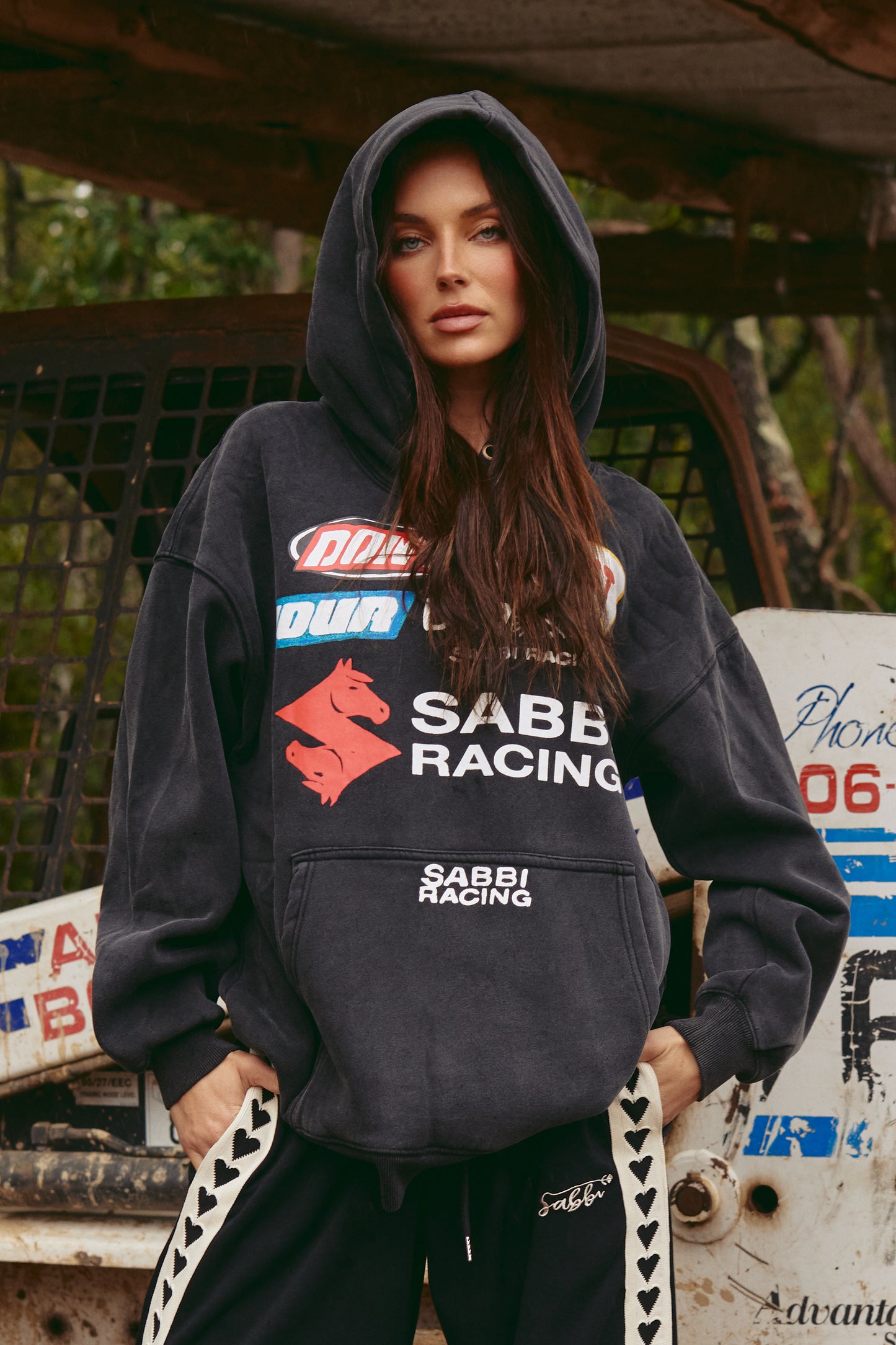 DON'T QUIT YOUR DAY DREAM HOODIE – BLACK
Rev up your streetwear game with the Don’t Quit Your Day Dream Hoodie in black – where off-duty comfort meets high-octane style. Inspired by bold motorsport energy, this oversized hoodie features striking retro racing graphics, the iconic Sabbi double-horse logo, and powerful statement patches that command attention from every angle.