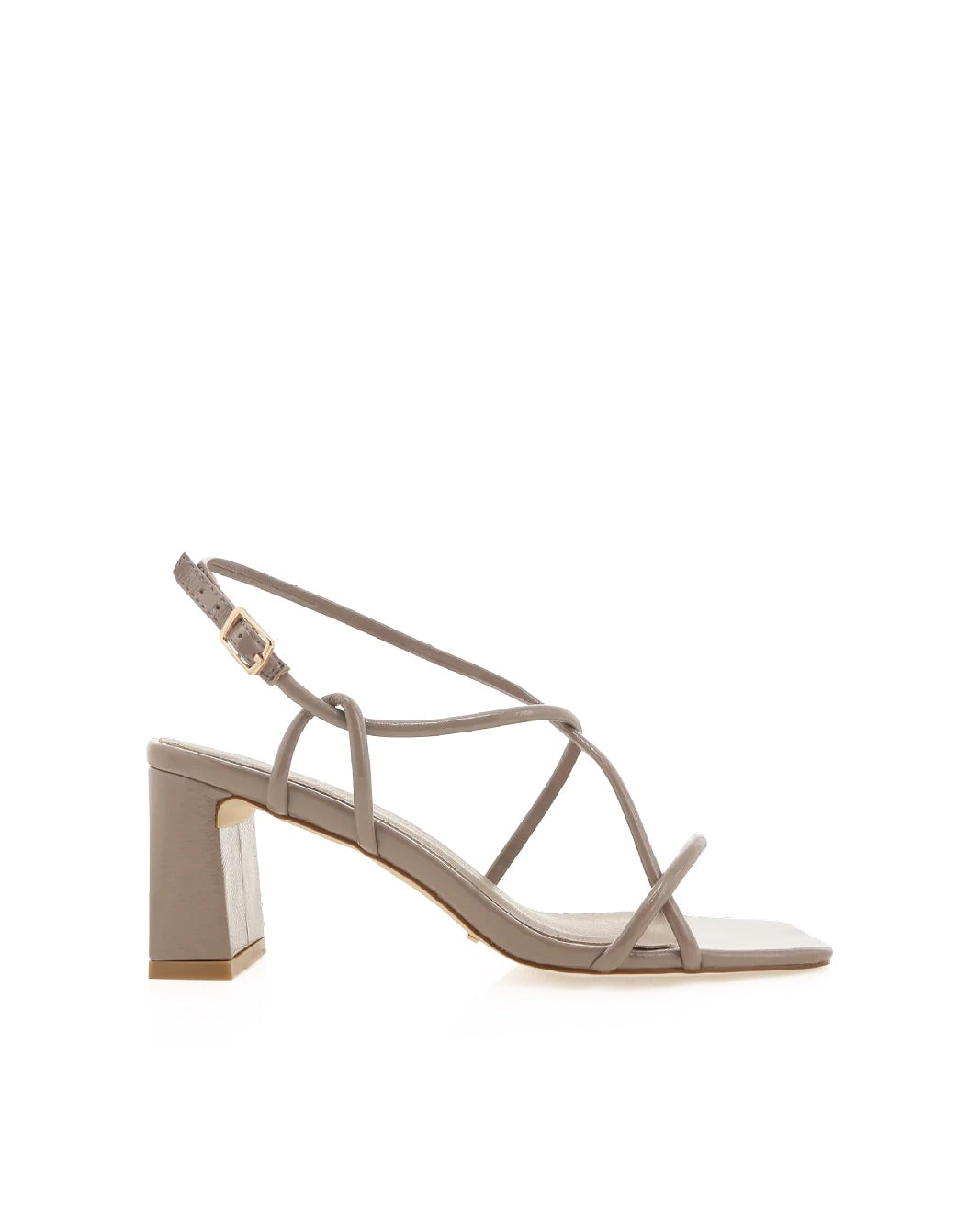 Iriana Taupe Crinkle Patent