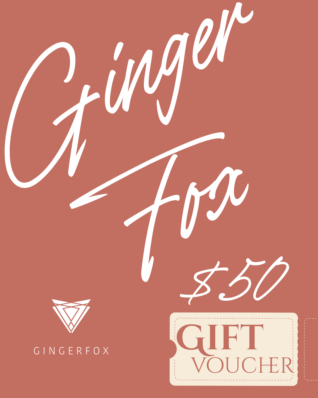 Ginger Fox Gift Card $30