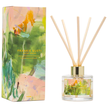 ARTIST SERIES DIFFUSER | PISTACHIO + SALTED COCONUT | KATE ELIZA
Caramelised blood orange layered with salted coconut, creamy vanilla and tonka bean, wrapped in toasted pistachios.
Artwork by Kate Eliza
100mls
4-6 months use
Cruelty free + vegan
High quality fragrance oil
Natural reeds
Hand poured in the Yarra Valley | Melbourne