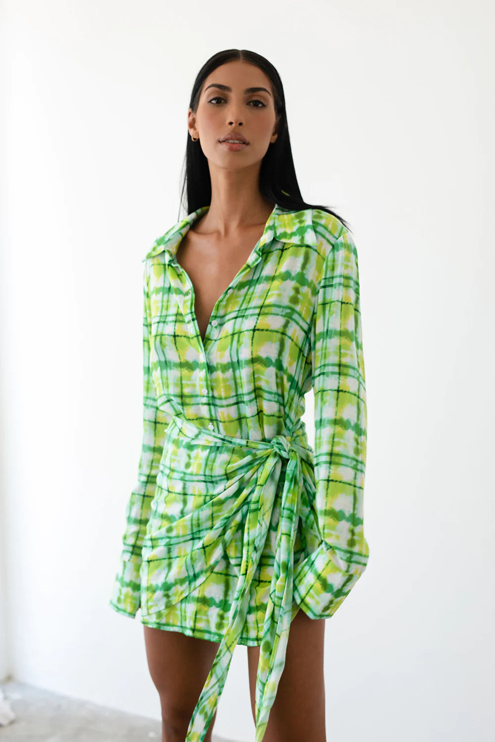 Skylar Tie Dress - Tropicale