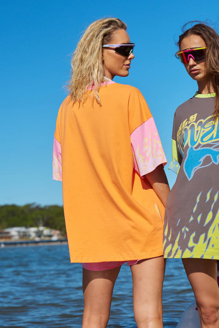 PRE SALE Wave Racer Tee ~ Coral