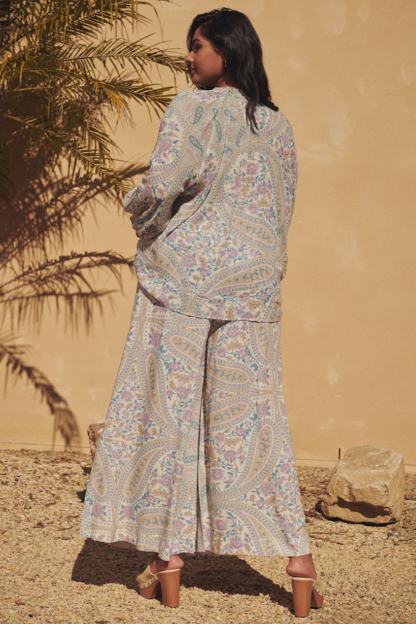 Belladonna Wide Leg Pant - Light Pastel