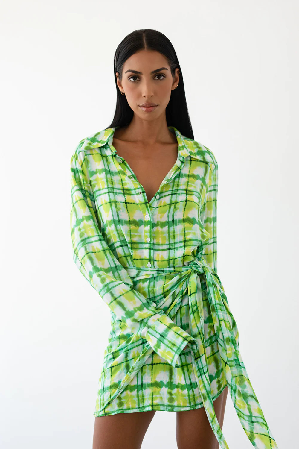 Skylar Tie Dress - Tropicale