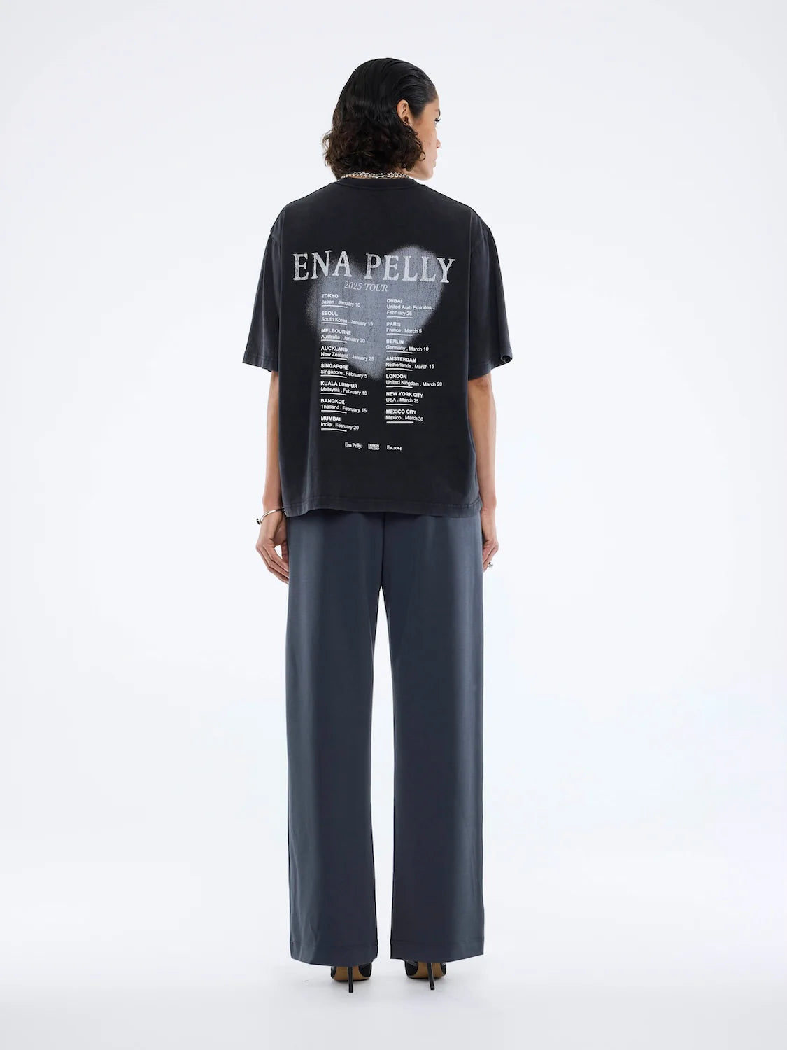 Pelly Heat Tour Tee- Black