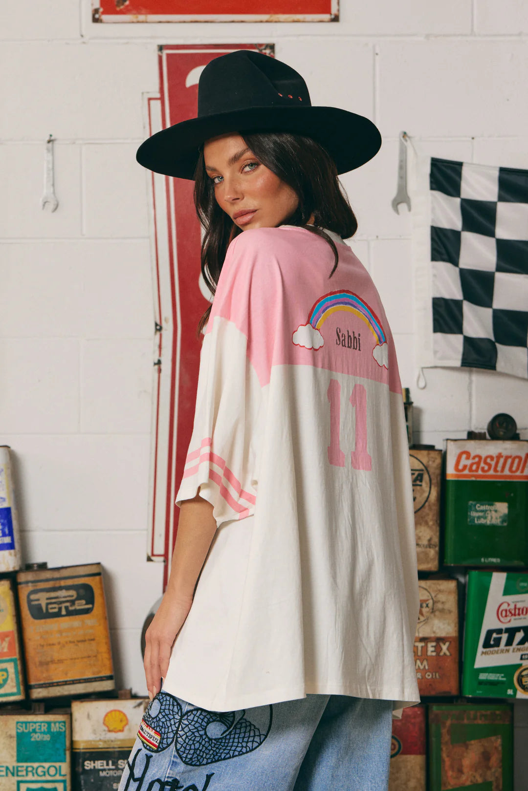 THE VERY OVERSIZED PONY CLUB TEE - PINK