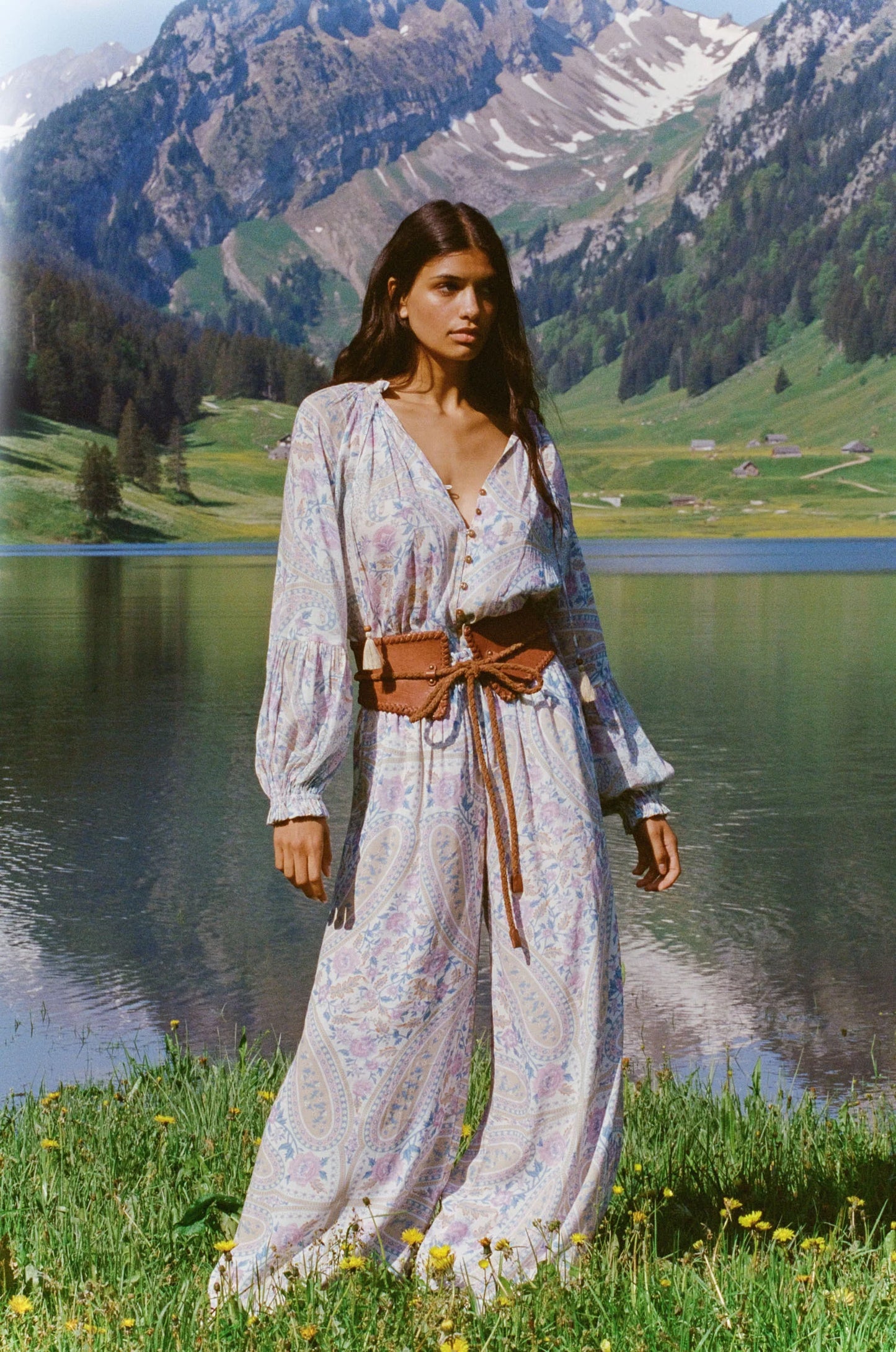 Belladonna Wide Leg Pant - Light Pastel