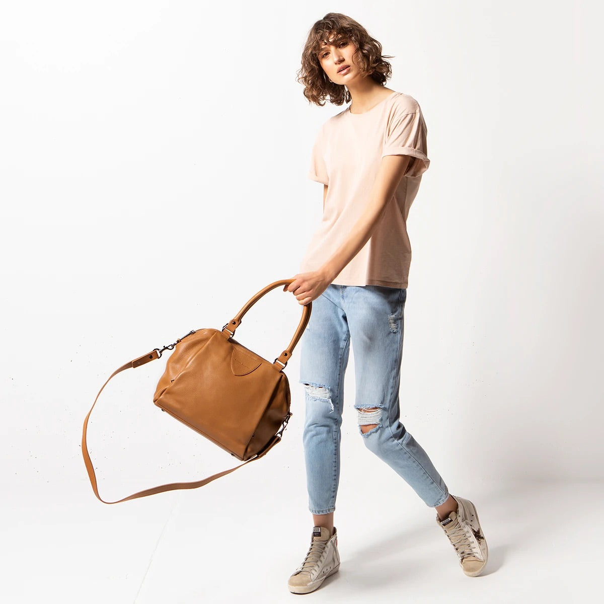 Force of Being Women’s Large Leather Bag