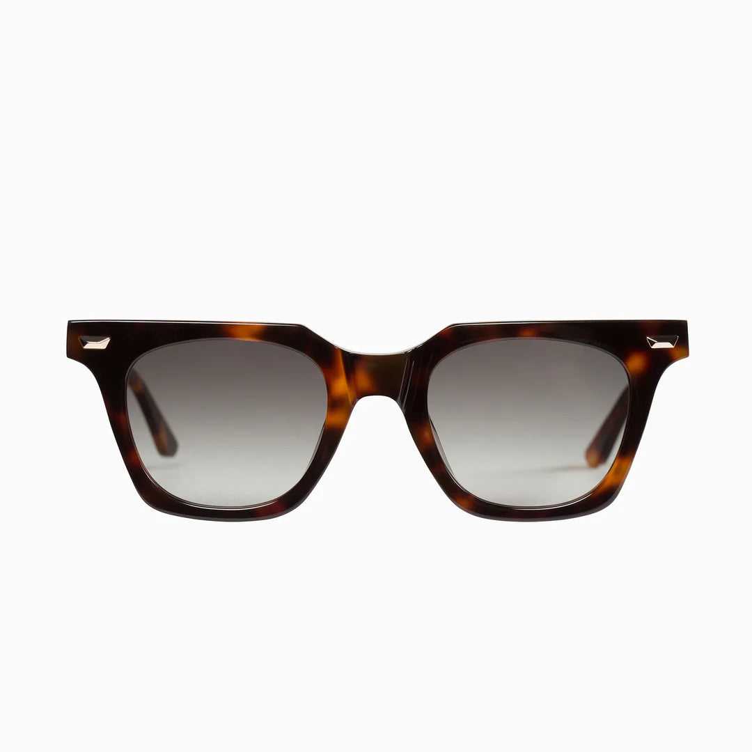 Dylan Kain - Vintage Tort w. 24k Gold Metal Trim / Black Gradient Lens