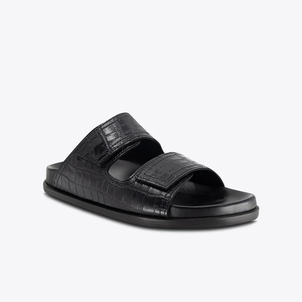 Shine Footbed - Black Croc