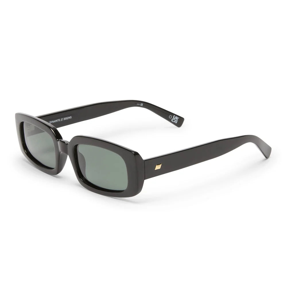 Le Specs Dynamite 2552143 black frame smoke mono polarised lens sunglasses