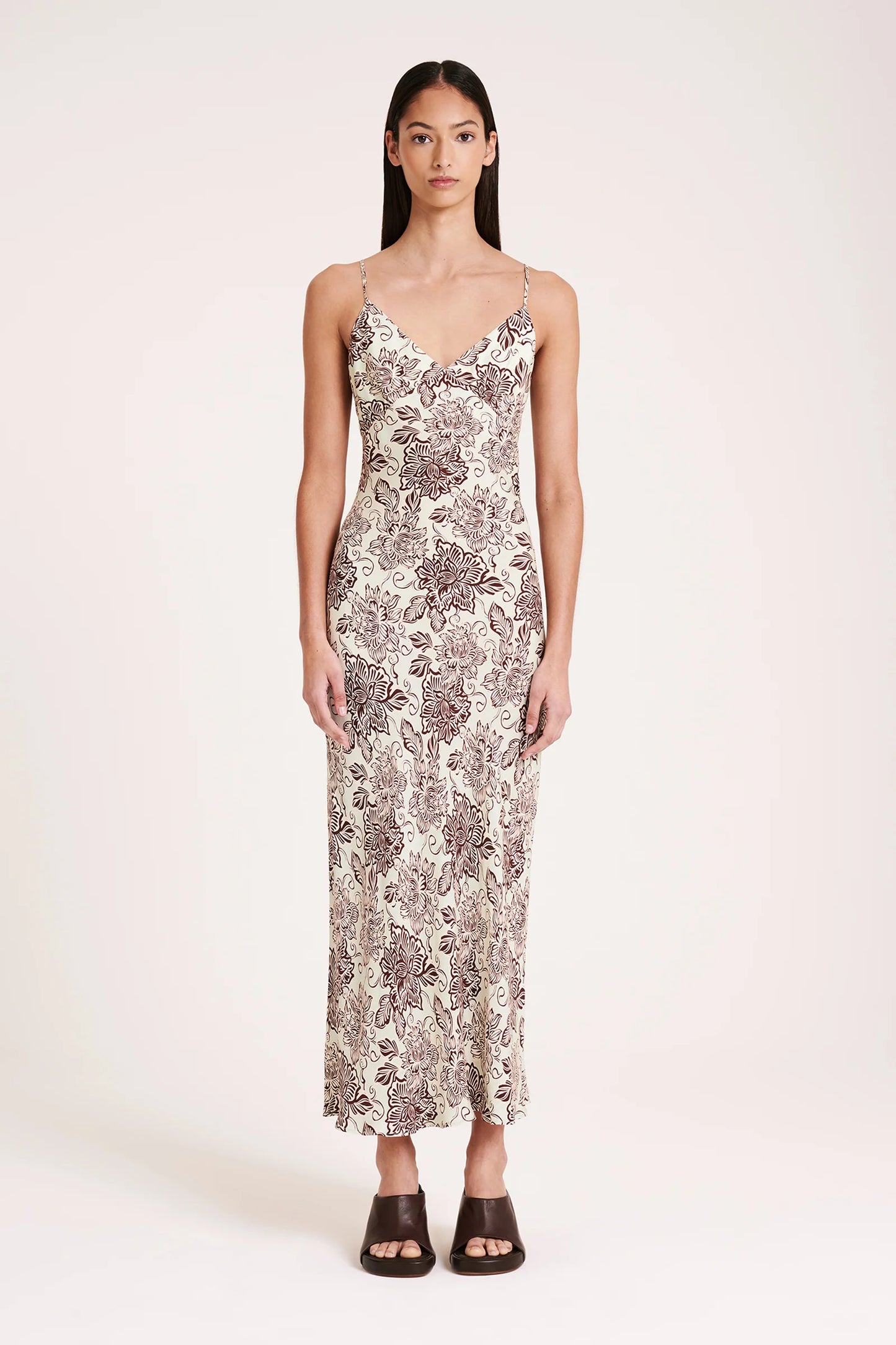 Misi Cupro Slip Dress