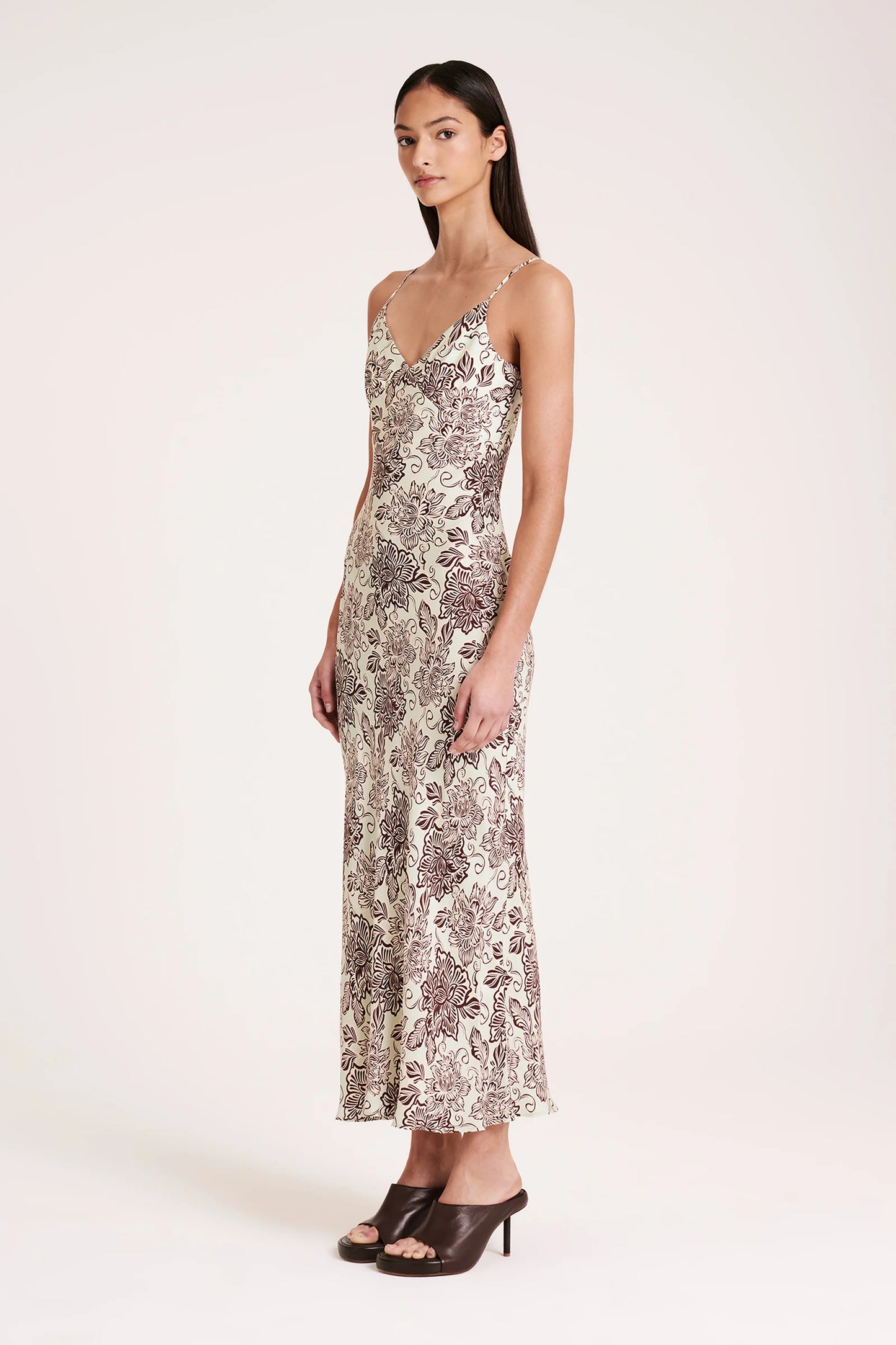 Misi Cupro Slip Dress