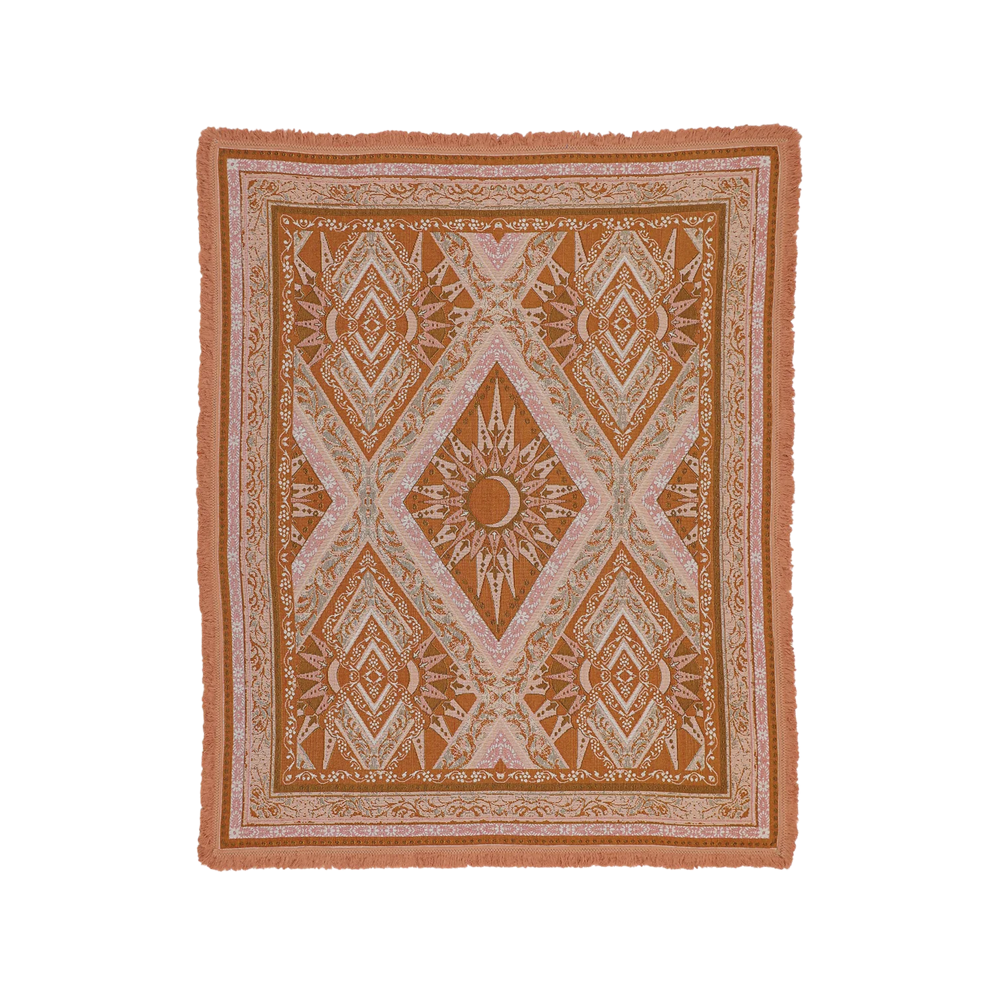 Moonrise Coral Throw