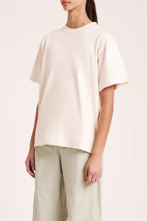 Emblem Slogan Tee Cloud