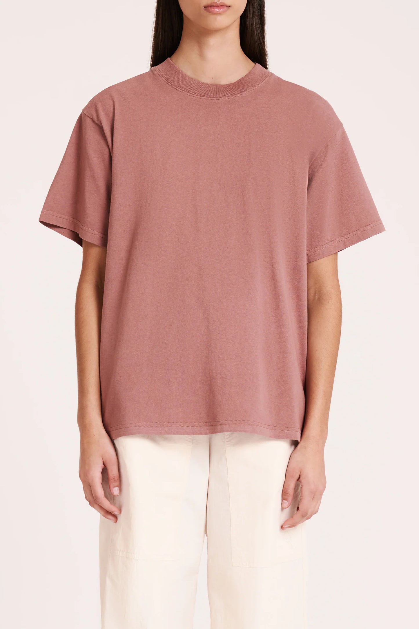 Organic Boyfriend Tee - Russet
