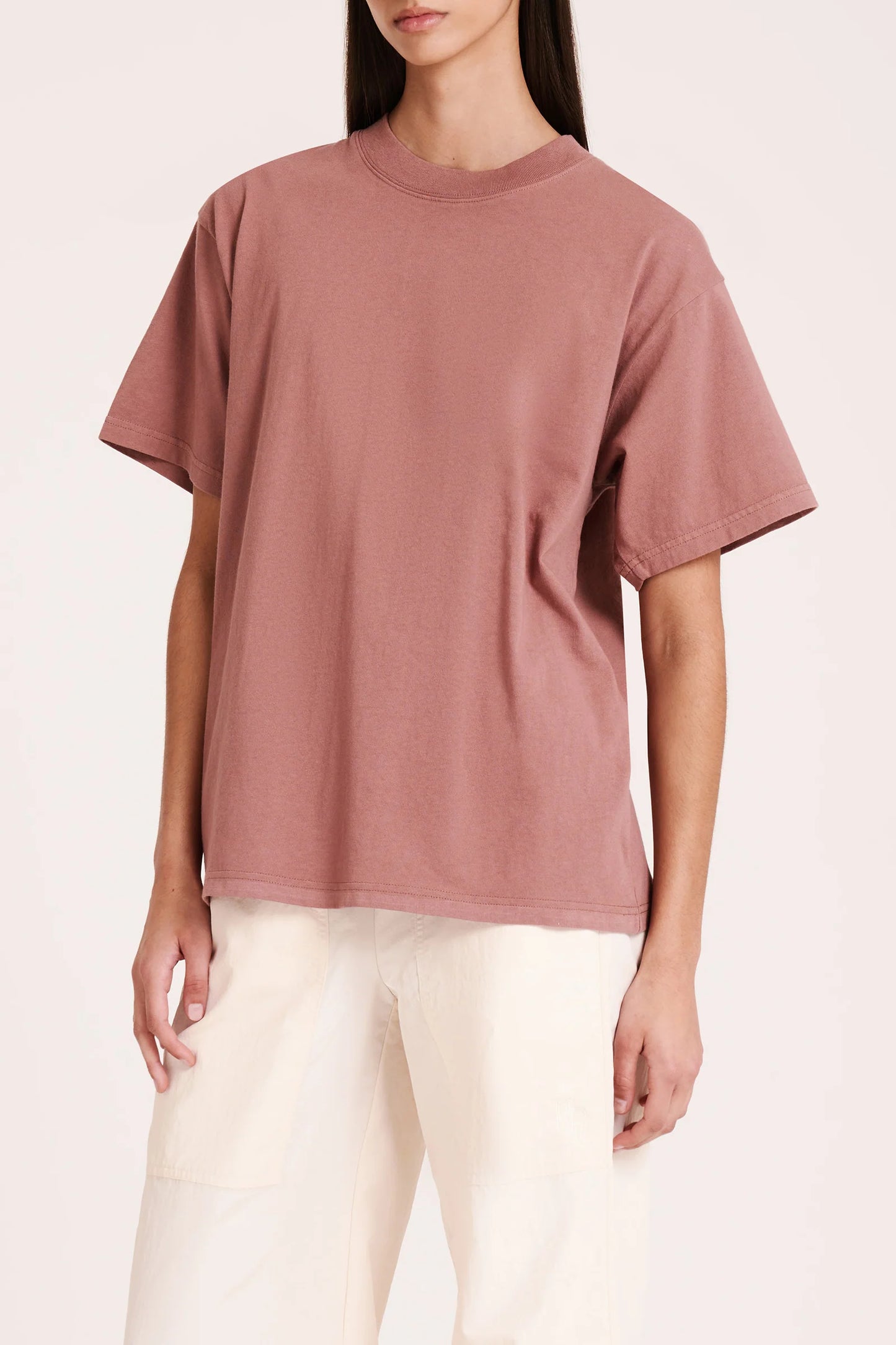 Organic Boyfriend Tee - Russet