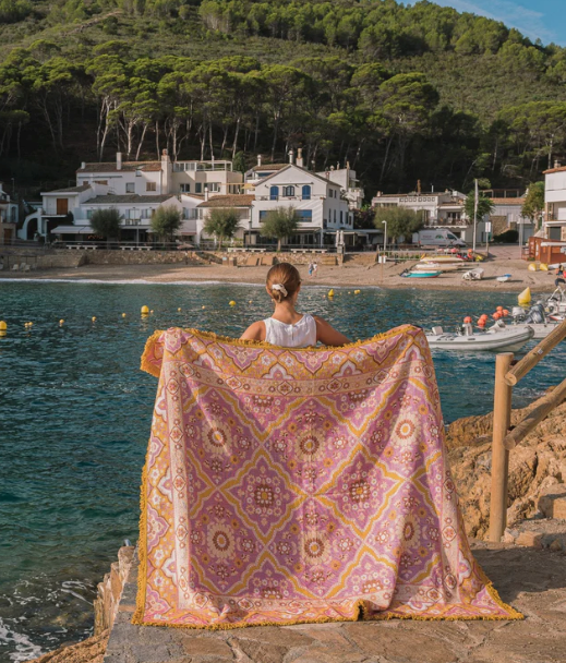 Goldie Rug- Designed to be used indoors to brighten up your home, or outside on adventures ~ giving you a sense of wanderlust all year long ✨