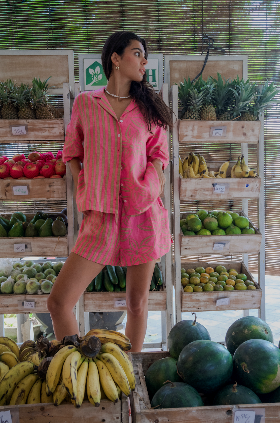 Pops + Co: The Luna - Make way for the must have shorts this season. With their loose fit style and elasticated waist, they are your new seasonal uniform. Pair with our Lou Short Sleeve Shirt or Ellery Vest for the ultimate set or separate with your wardrobe staples. 