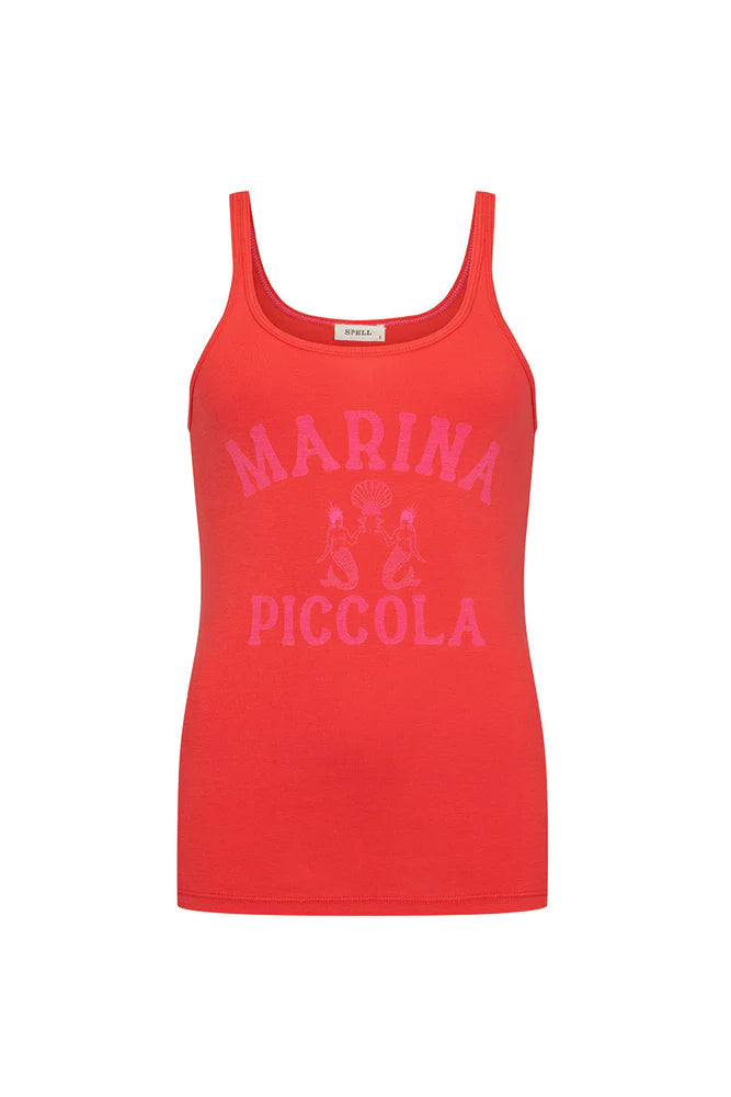 Marina Piccola Singlet - Poppy