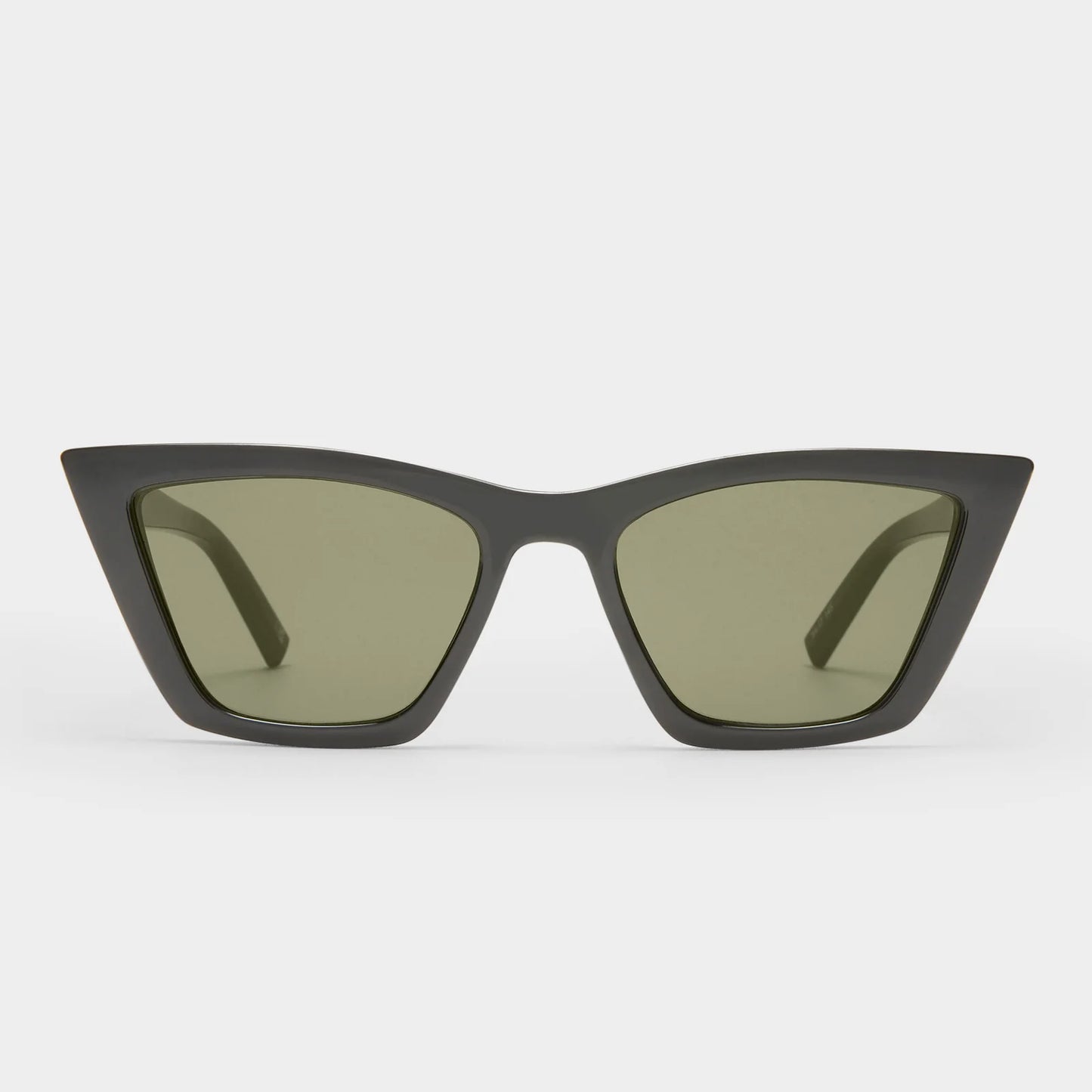 Featuring sweeping lines and refined proportions, our VELODROME sunglasses are an invariable classic. Designed with a midsized fit and chic signature pinstripe metal hardware on both temples, this refined cat-eye style is suitable for all face shapes and will look sharp with any outfit.
• Finished in classic black with dark lenses for an everyday look.
• Made using BPA free polymer plastic which is lightweight, durable and impact resistant.
• Fitted with shatterproof and scratch resistant polycarbonate len
