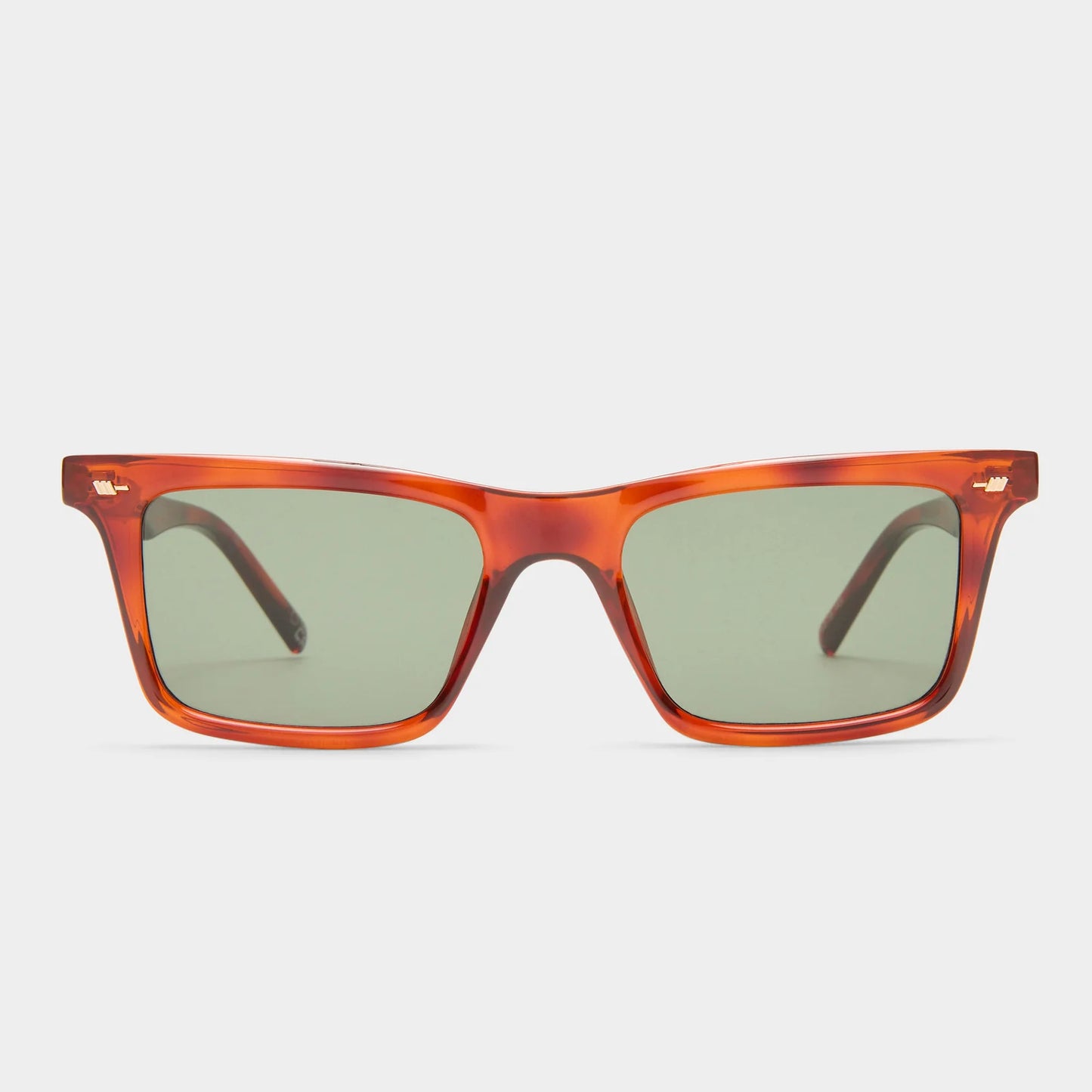 Our BROKSI sunglasses are an update to the classic D-frame silhouette with vintage-inspired proportions and refined angles. Designed with slimline profile and wider fit for all face shapes and sizes, these d-frame sunglasses feature subtle flag stripe metal rivet detailing.
• Finished in a mid tone tortoiseshell frame with dark green lenses.
• A lightweight, durable and impact resistant frame.
• Fitted with shatterproof and scratch resistant polycarbonate lenses.