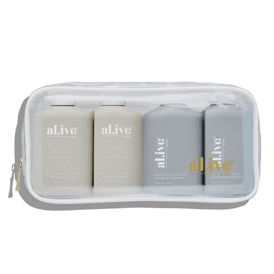 The al.ive body Australian made hand, body & hair range combines product purity with designer aesthetics to stimulate your senses and shape your surroundings.