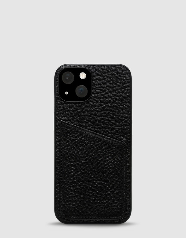The new who's who around here. Our new and improved phone case is made of durable polymer and is moulded to provide maximum protecting to your phone screen. Finished with our signature shrunken pebble leather and card slot for keeping your most frequently used 2-3 cards close at hand. The Who's Who case is made to cut the fuss and improve the way you carry...