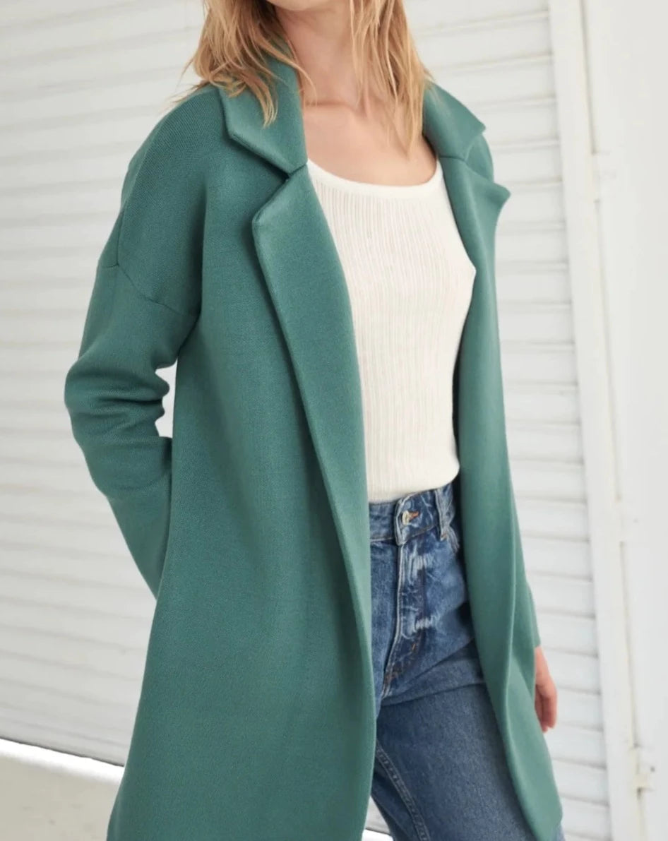 Zuzu Coatigan Teal