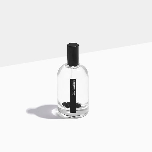 Housed in a beautiful, curved glass perfumier-inspired bottle and featuring hand-blown Black glass spheres, Fazeek's Interior Spray's an absolute delight to the senses and is perfect for refreshing and rejuvenating any room