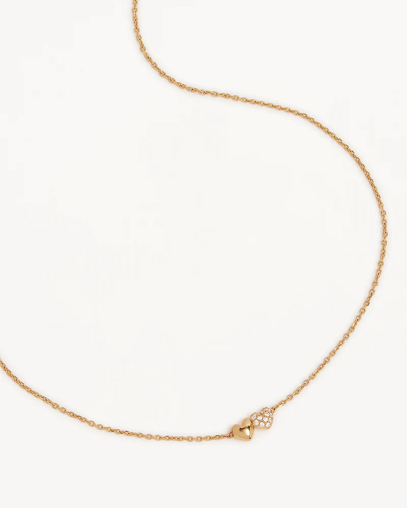 The Always By Your Side Necklace celebrates love and connection with a timeless design — perfectly crafted to symbolise a promise of togetherness, whether near or far. Available in 18k gold vermeil. 