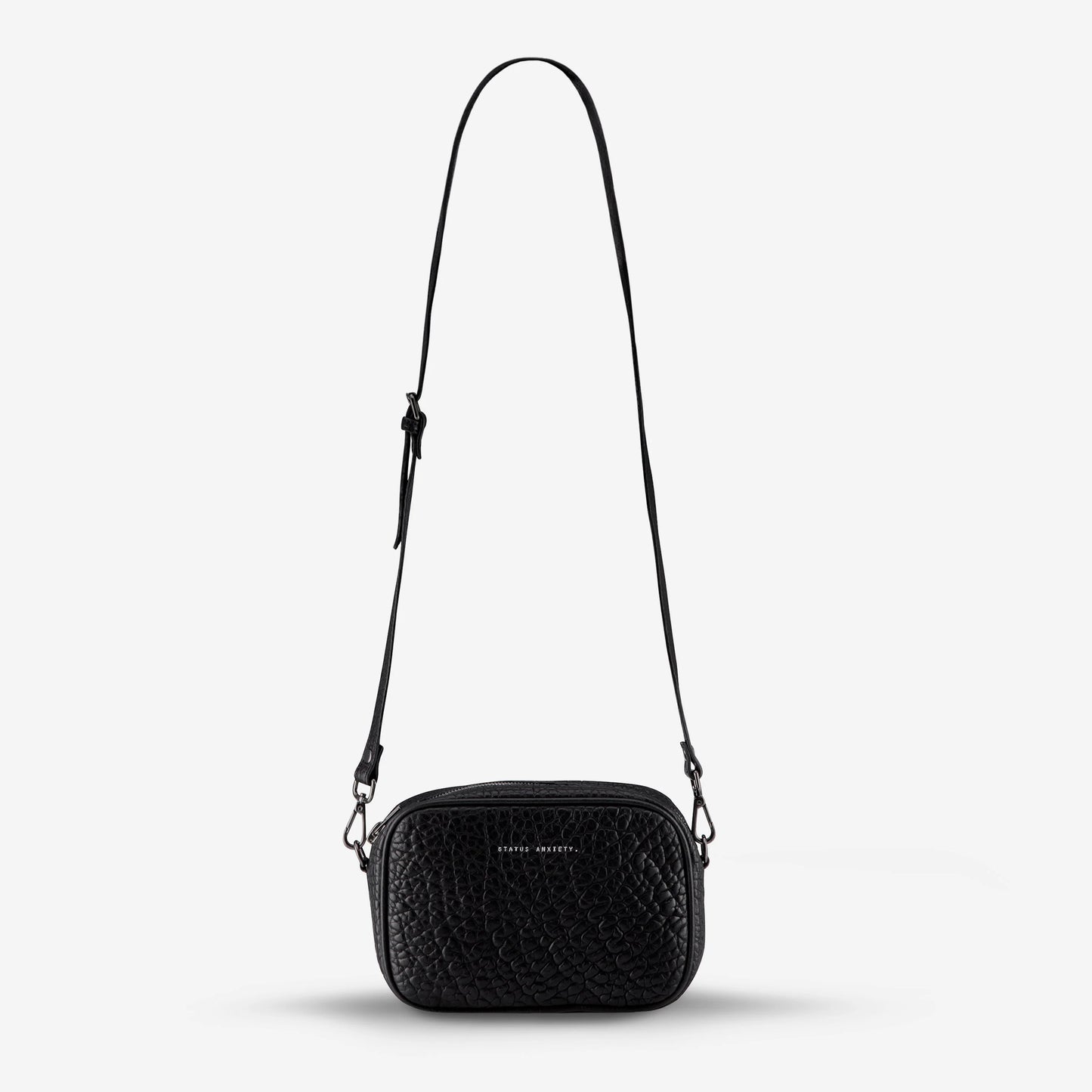 A violent and dishonest acquisition. The plunder crossbody bag will keep your goods locked up in its compact form.