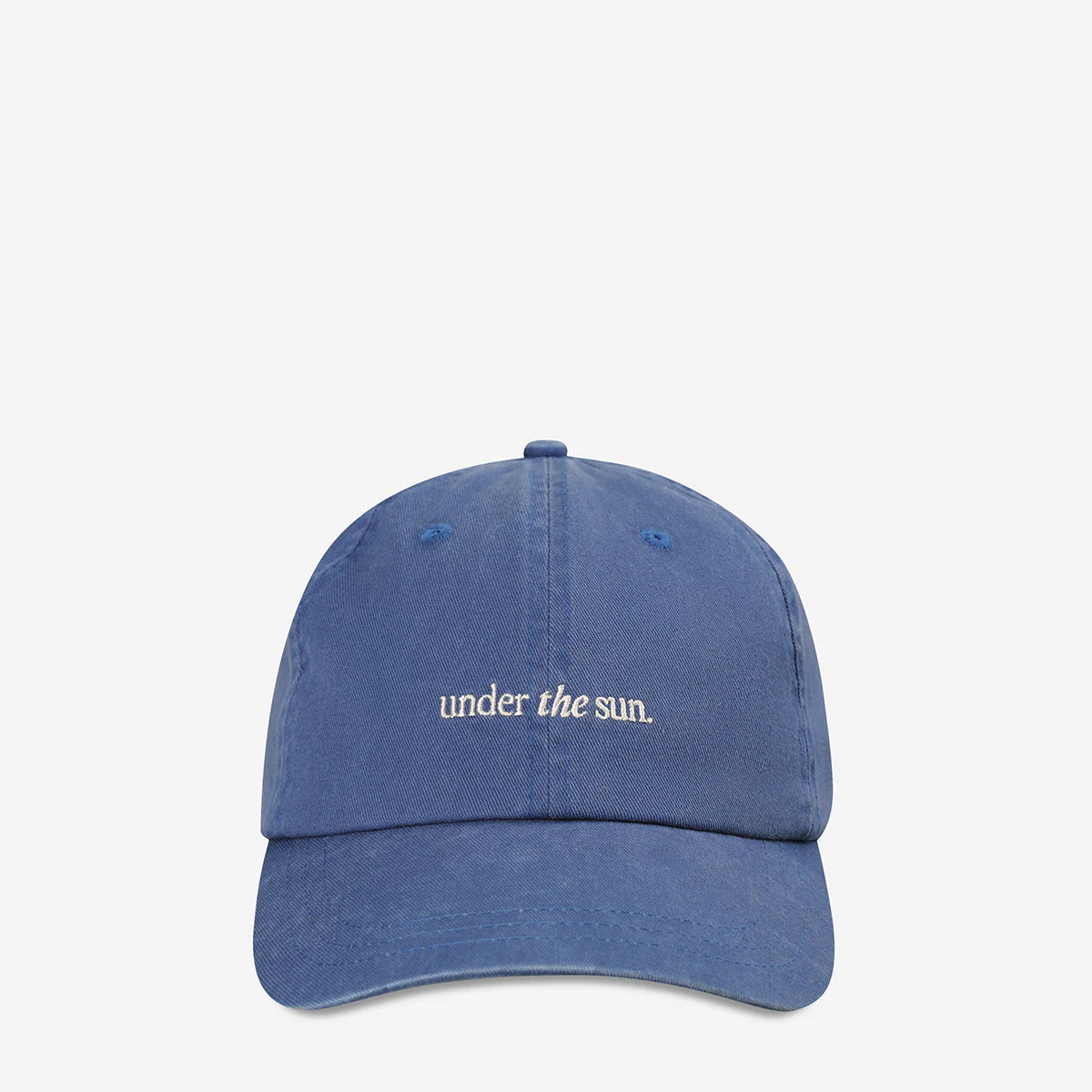 With a blazing ball of fire over our head it's no wonder we need a hat from time to time.
Made from pre-washed cotton twill, for a soft worn look
Status Anxiety embroidered logo
Adjustable strap with metal hardware