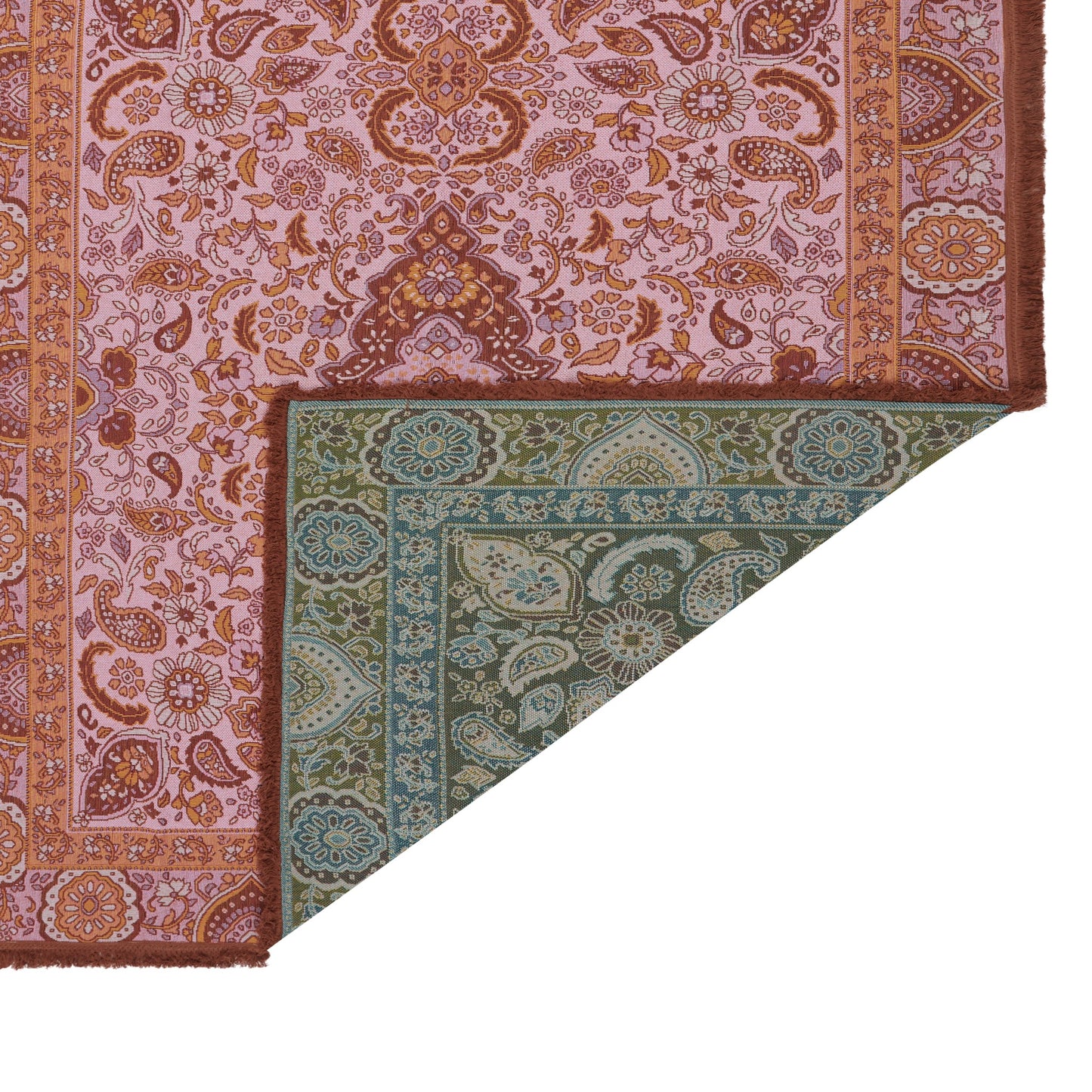 Isla In Bloom Sahara Picnic Rug/Throw XL showing the back