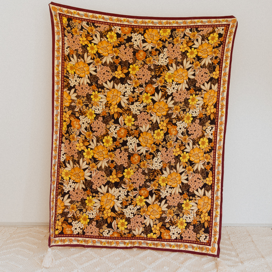 Kailani The Label Mystic Meadow Throw Rug Black