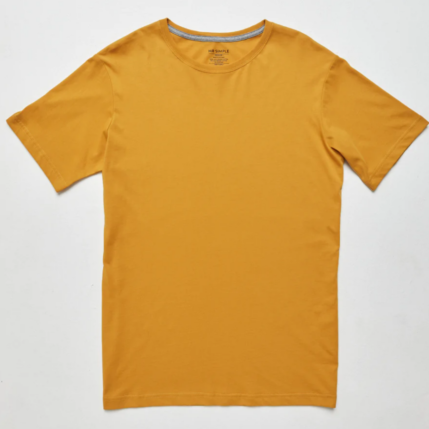 Mr Simple Reginald Tee - Washed Gold