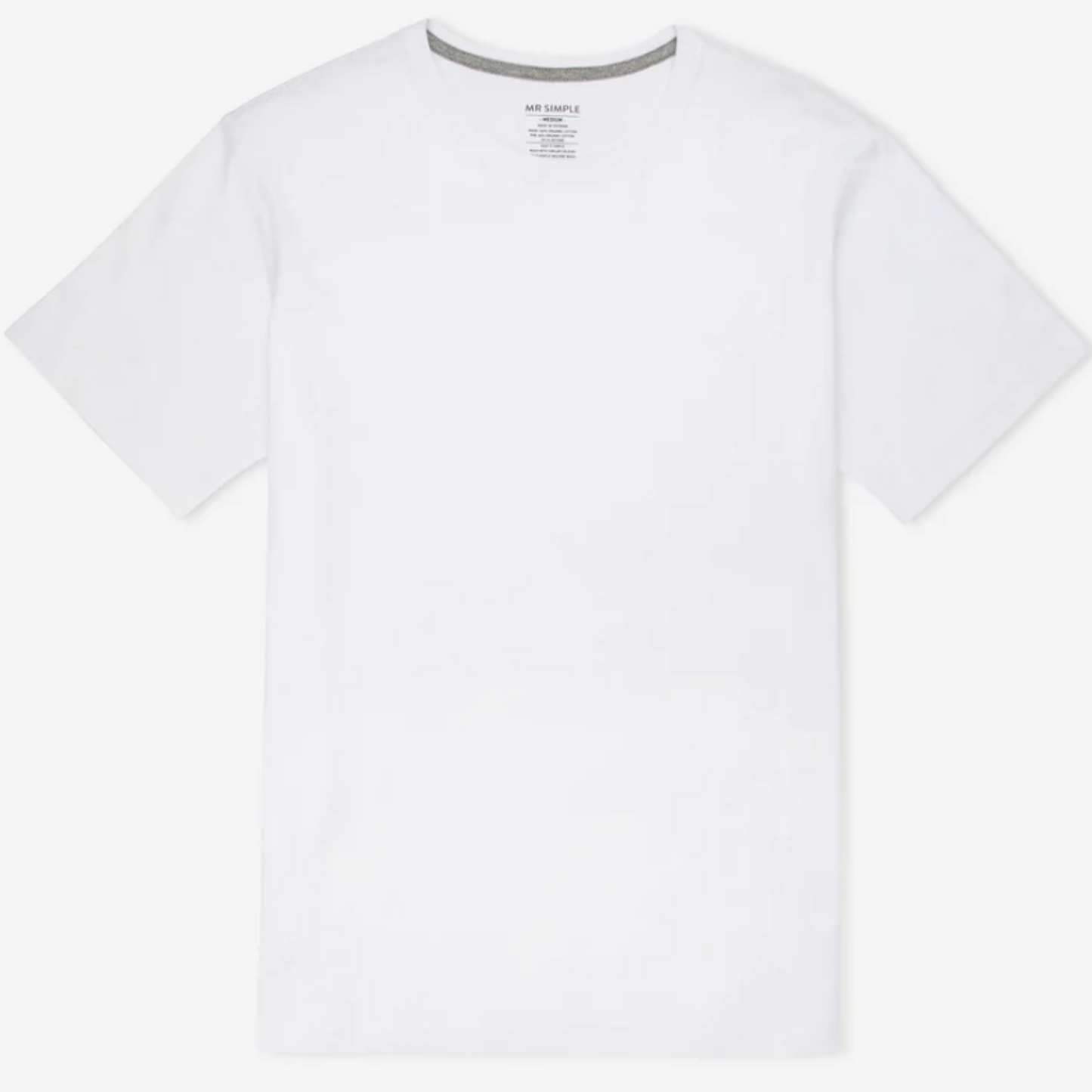 Mr Simple Reginald Tee - White