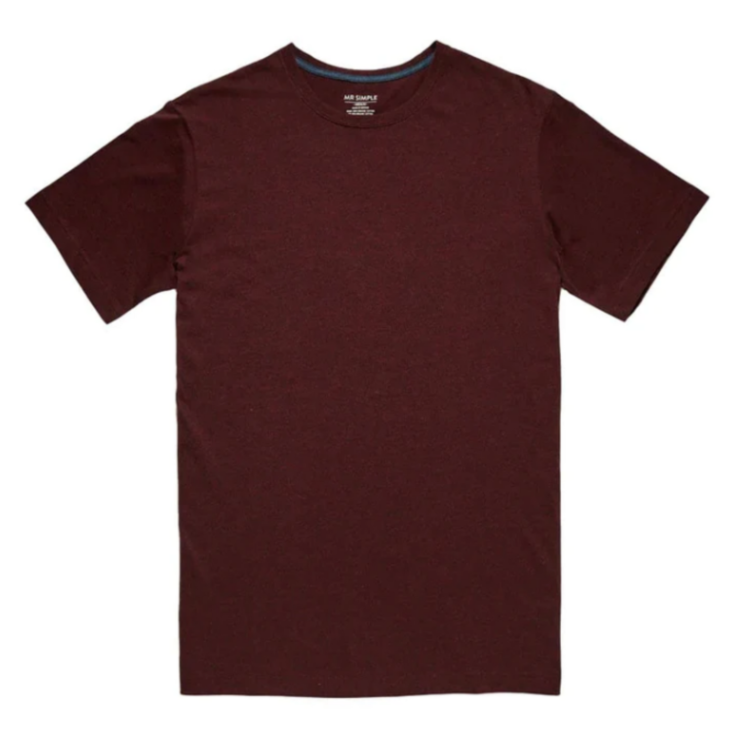 Mr Simple Reginald Tee - Burgundy