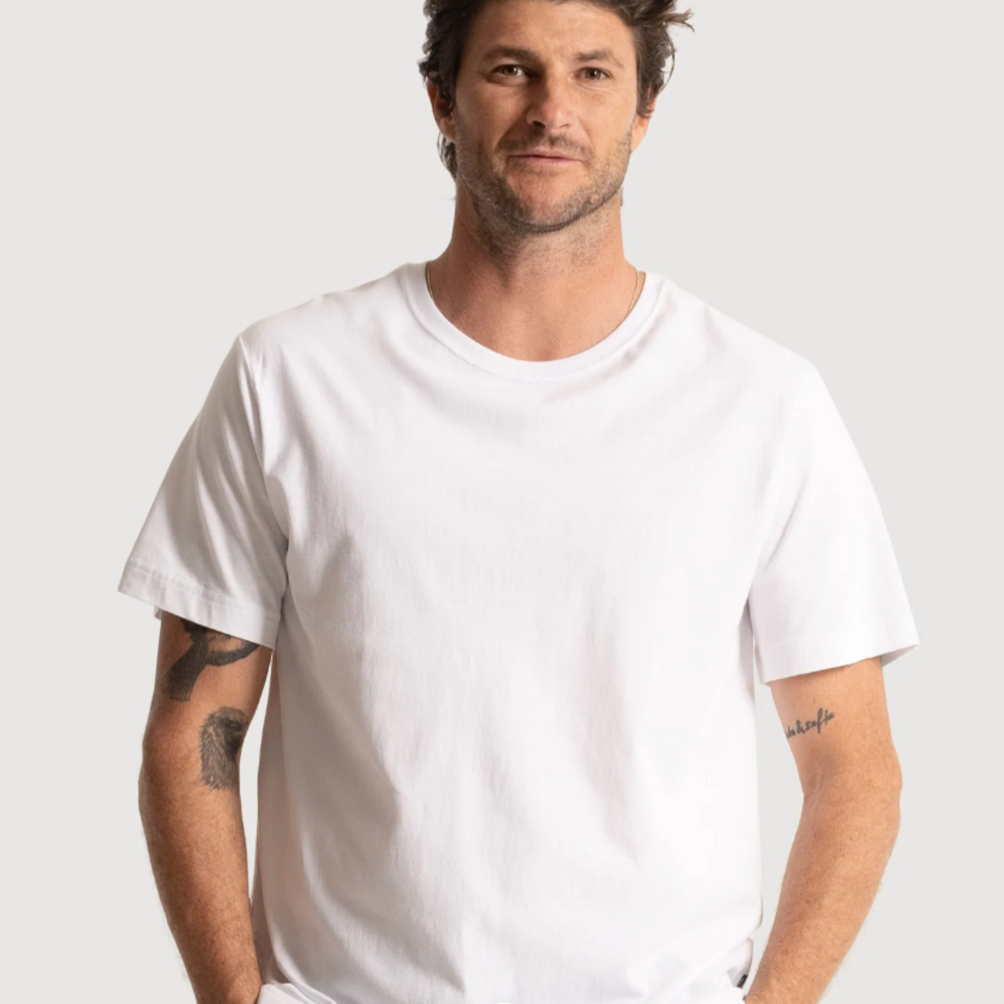 Mr Simple Reginald Tee - White