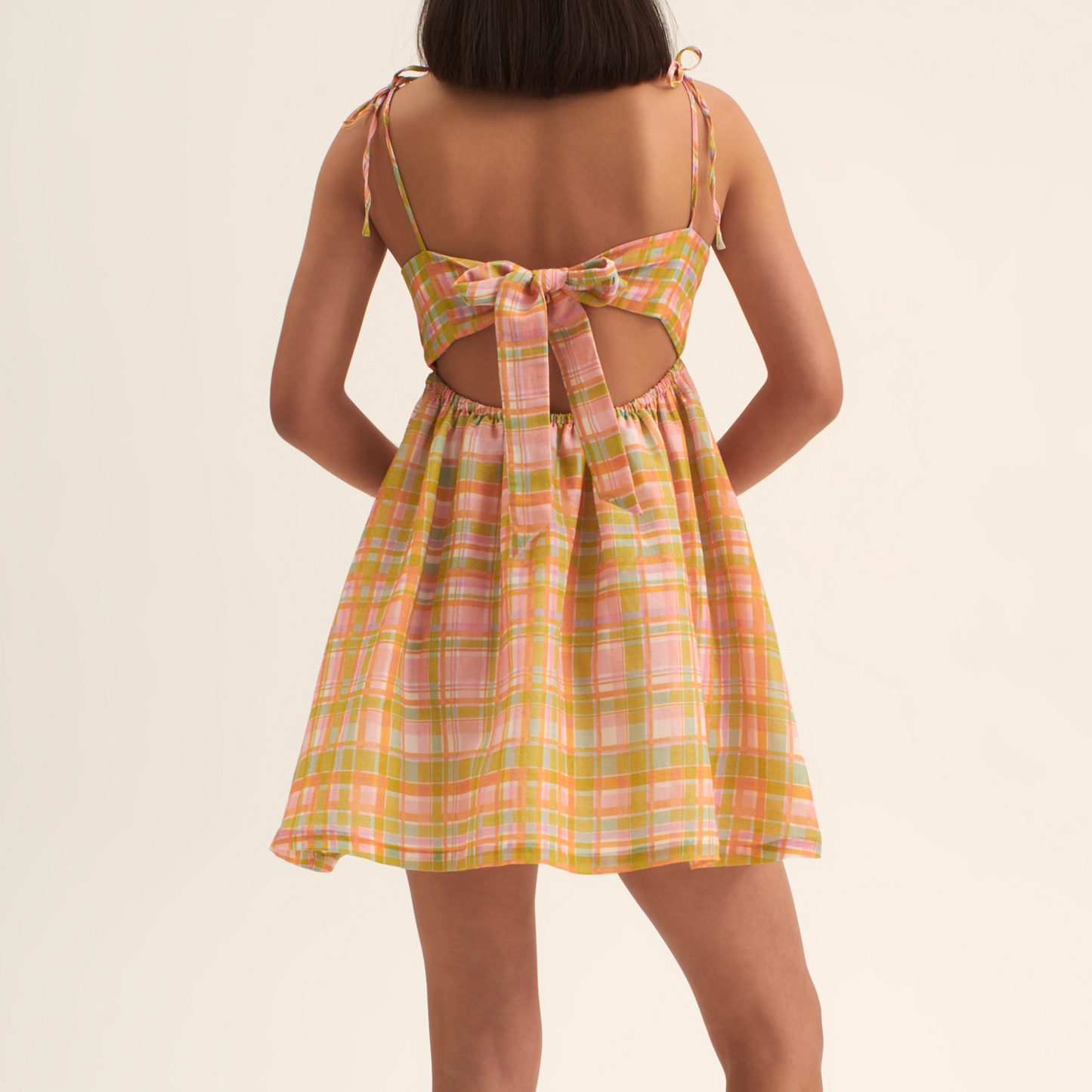 Ownley - Maddie Mini Dress - Candy Check