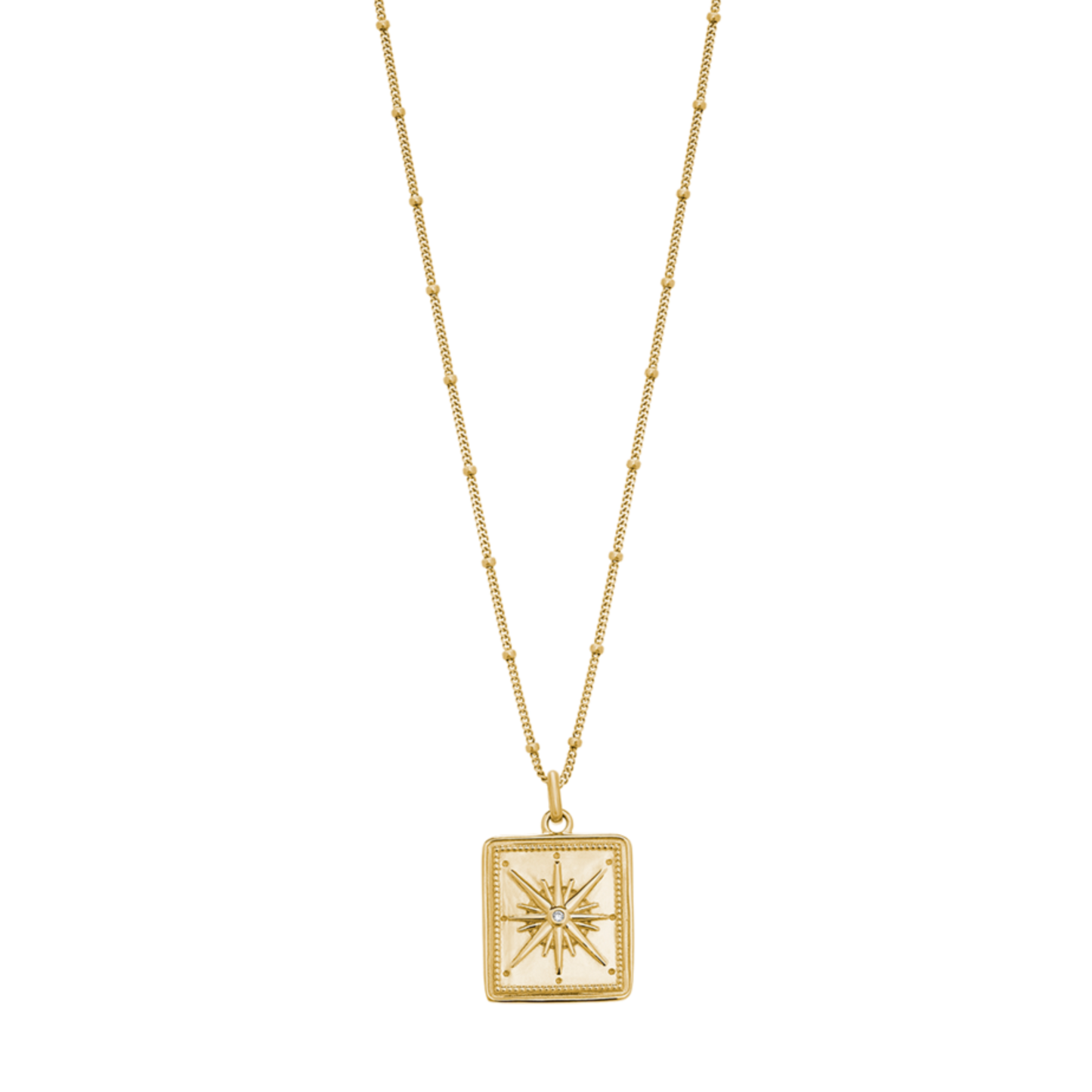 A key piece in our Voyage collection, the True North Coin pays homage to the nautical compass designs of yesteryear. The textured front and raised spokes surround a clear crystal set in the center of the design.