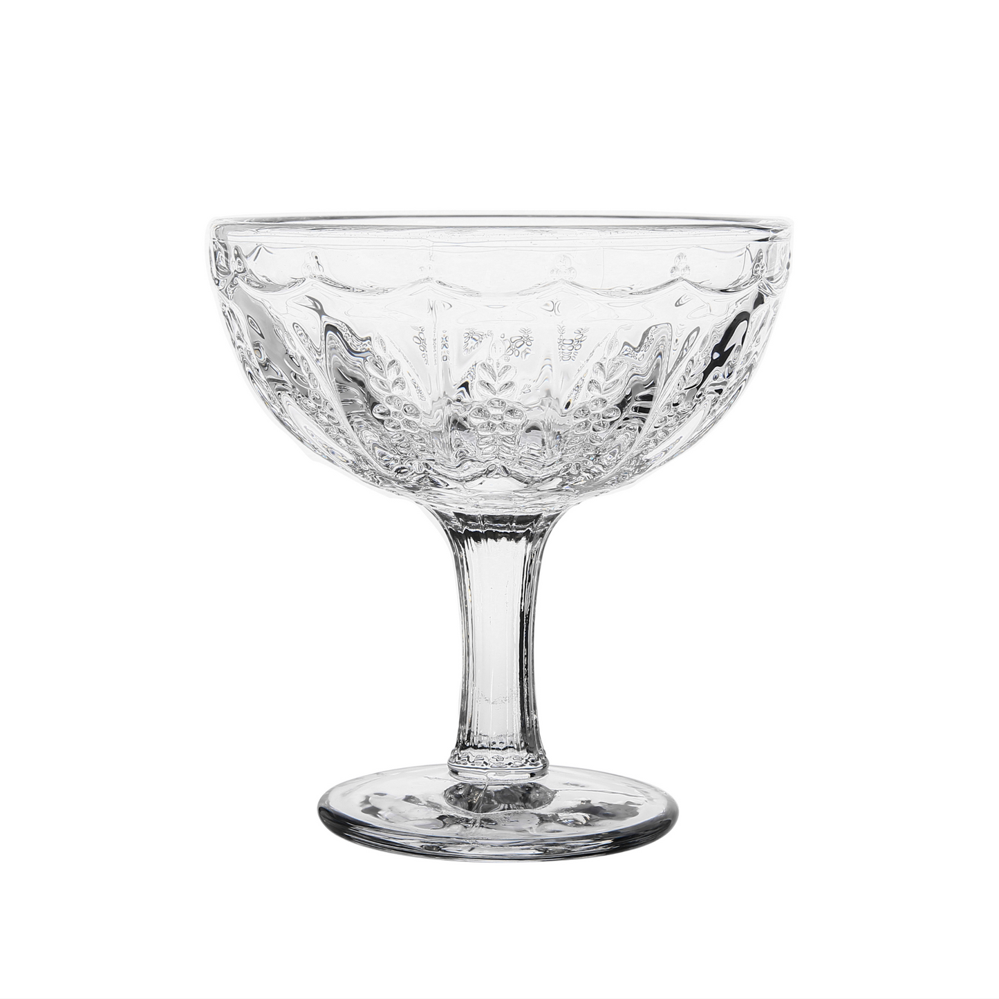 Wandering Folk Clear Margarita Glass