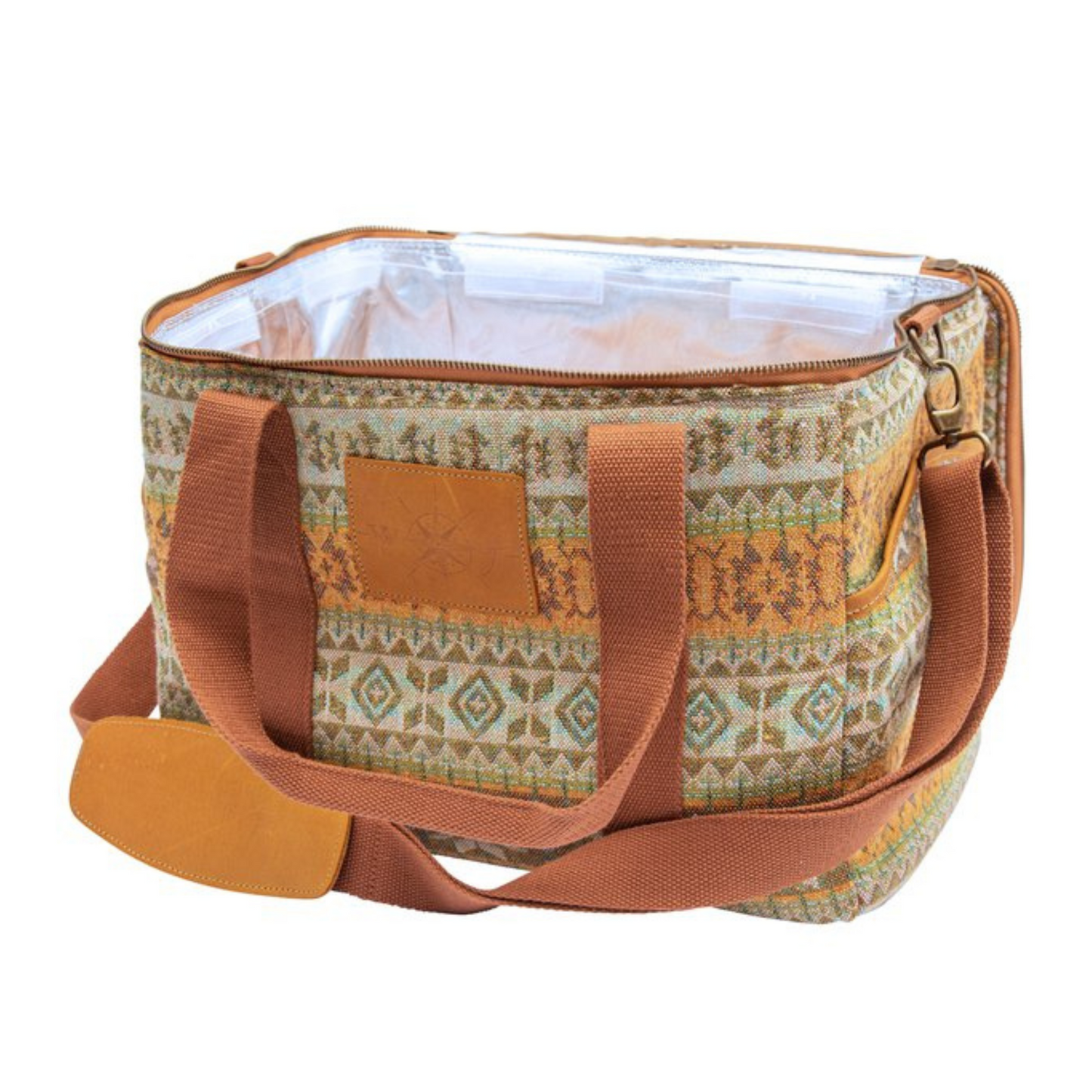 Wandering Folk Dusk Large Cooler Bag Front View Bag Open
