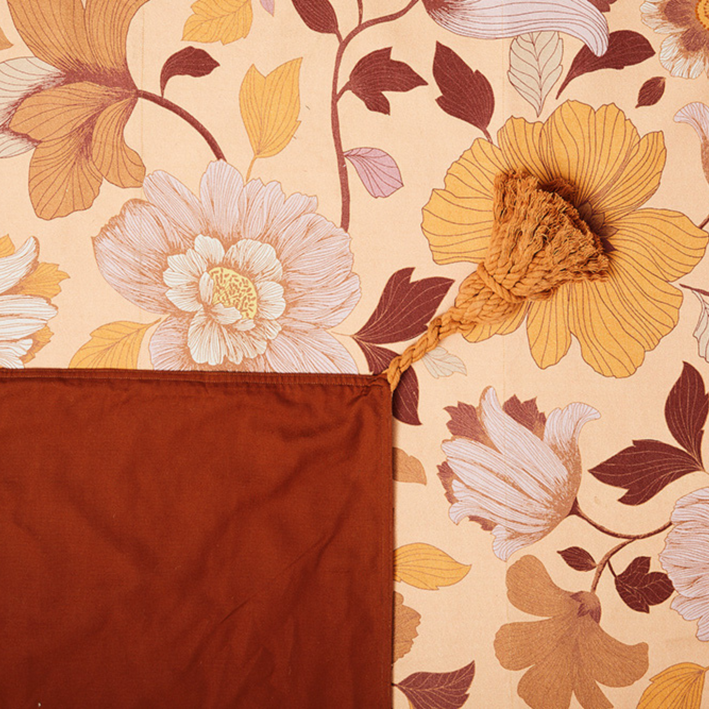 Wandering Folk Grande Fleur Picnic Rug Dawn Tassel