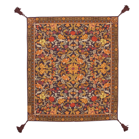 Our unique rugs are designed to pair back perfectly with our cushions. The durable cotton canvas surface is adorned with hand illustrated prints by our founder Sharnee Thorpe. Our rugs each feature a protective water resistant base, so you can style your picnic set up any way you like! We pride ourselves on high standards of craftsmanship and the quality materials we use so our products can be cherished for a lifetime.