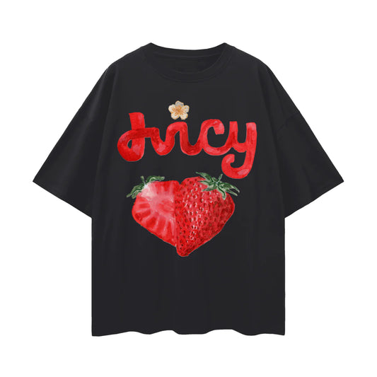 Our cult-favourite oversized tees are crafted from 100% thick cotton, designed to last while offering a buttery-soft hand feel. We recommend choosing your normal size for the perfect fit.


Hand-painted, one-of-a-kind designs

90s-inspired fit with dropped shoulders

100% combed cotton for an ultra-soft texture

Thick 275 GSM fabric that holds its shape

Wide neck ribbing for a structured look

Ethically sourced garment

Model wears size S