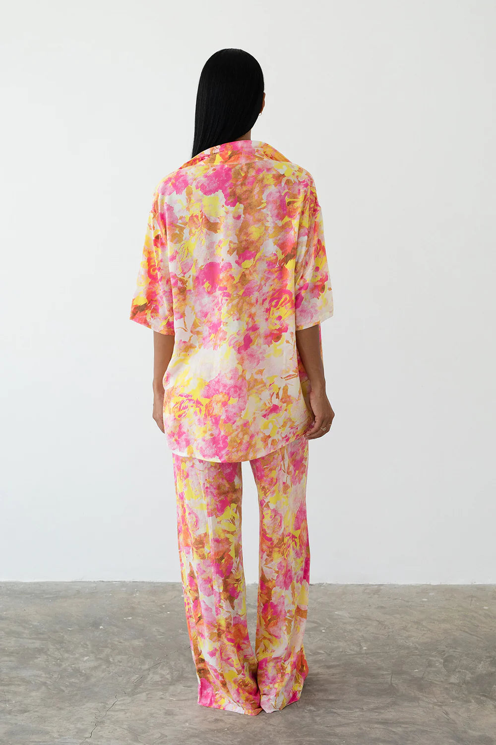 Camille Relaxed Shirt - Aurora Pink